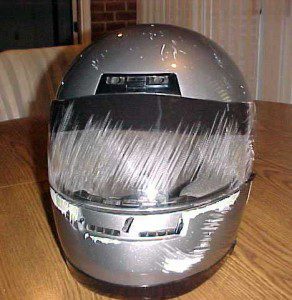 Swisherhelmet1 A full-face helmet credited for saving its user.