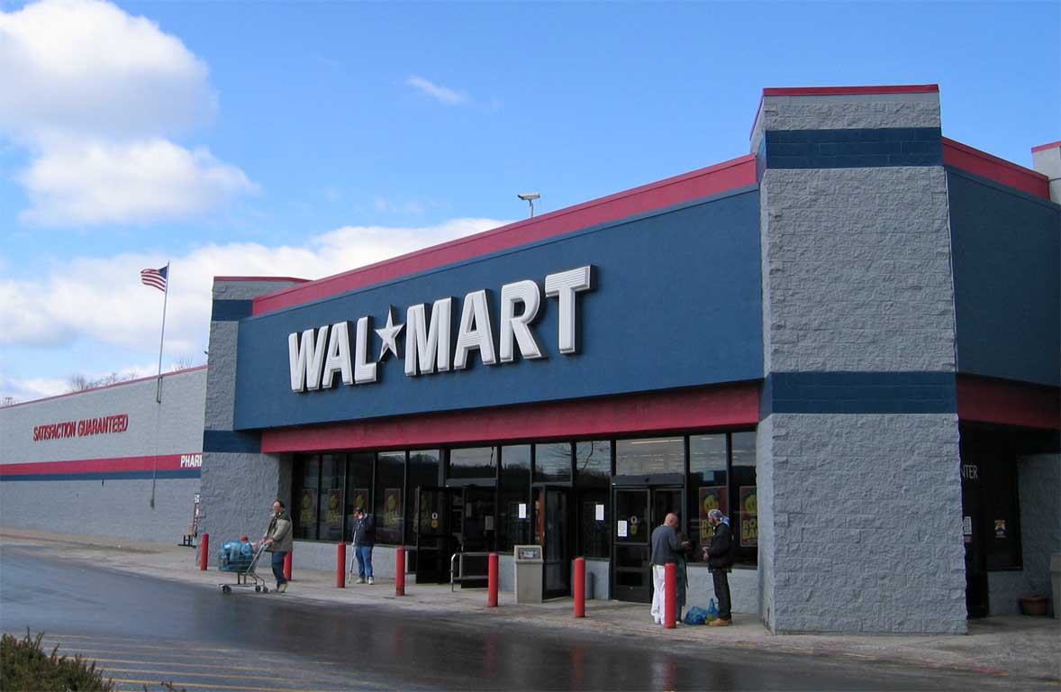 Image of a walmart store