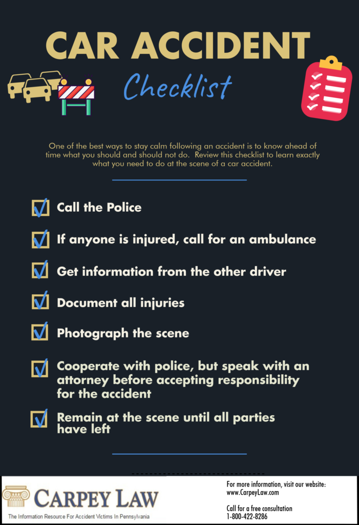 What To Do After A Car Accident In Pa Carpey Law