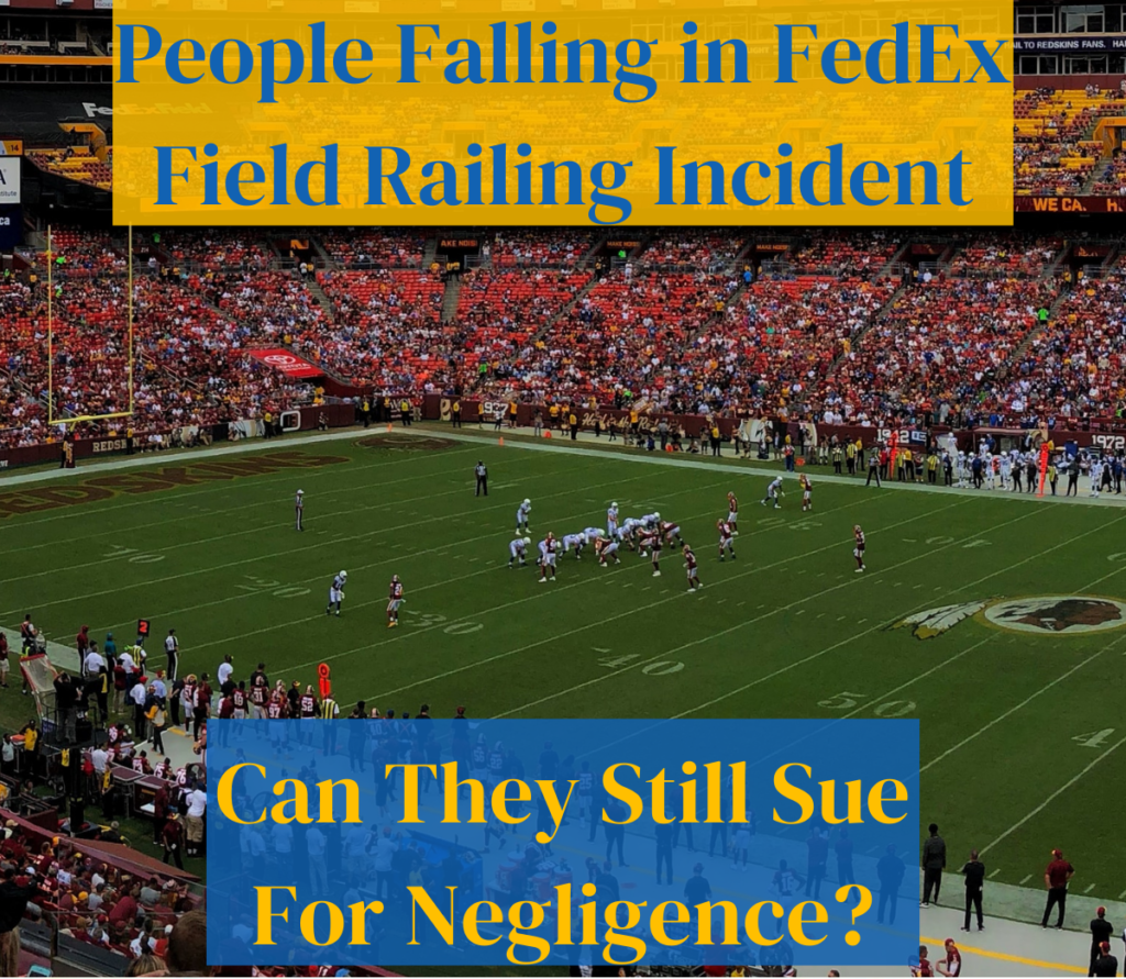 Can FedEx Field Be Sued for Negligence?