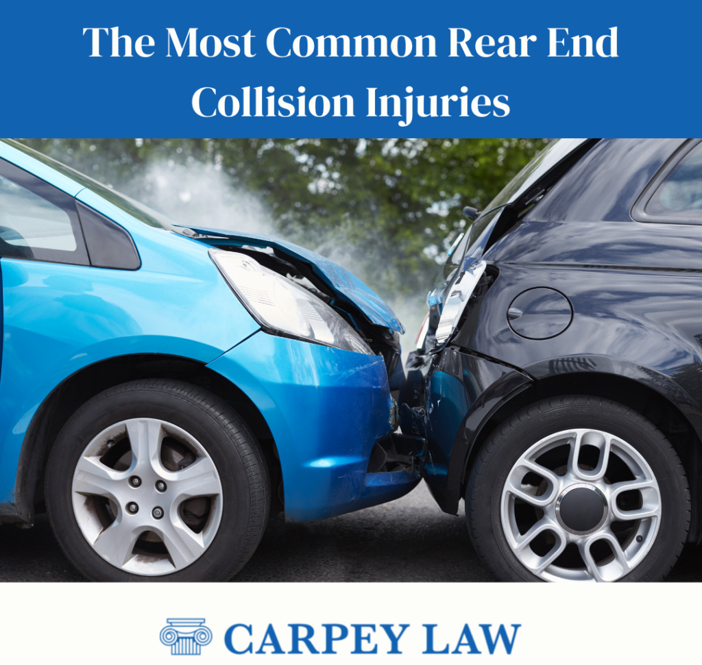 The Most Common Rear End Collision Injuries